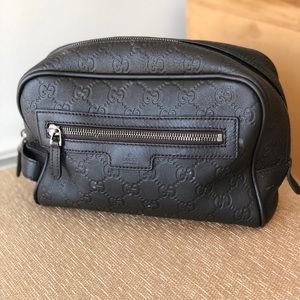 gucci black cosmetic bag